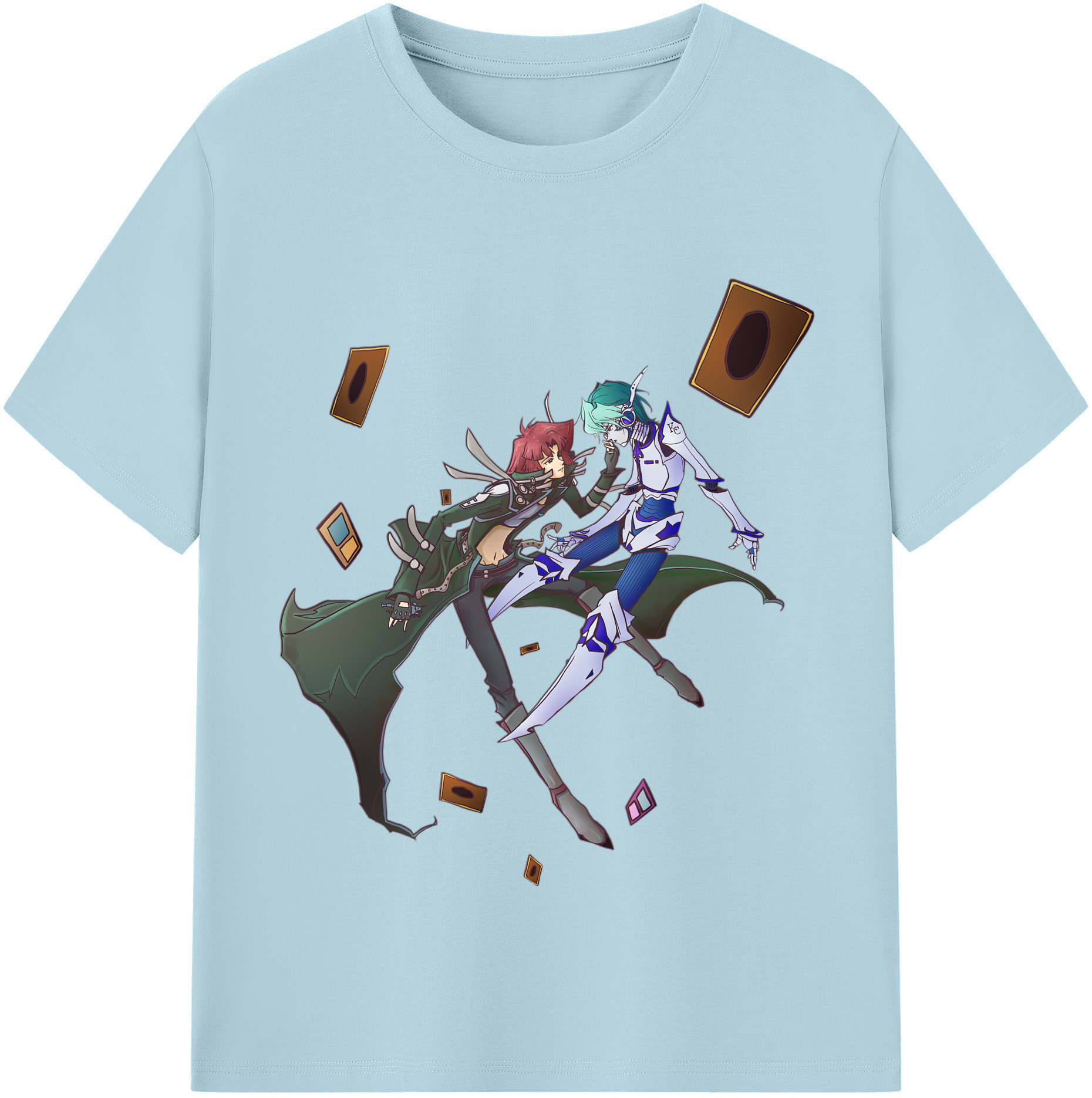 （画像用） 遊☆戯☆王 Yu-Gi-Oh! 綿100％半袖Tシャツ（フロントプリント）